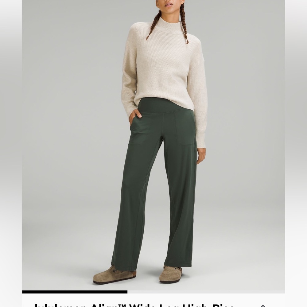 Lululemon Wide leg align pants